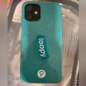 Loopy Case Sparkling Turquoise sparkle Phone Case iPhone 12 mini